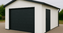 Garaż 4m x 6m  z płyty warstwowej PIR 60mm