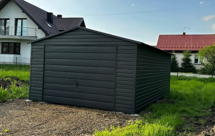 Garaż 4m x 6m (24m2) Grafit MAT