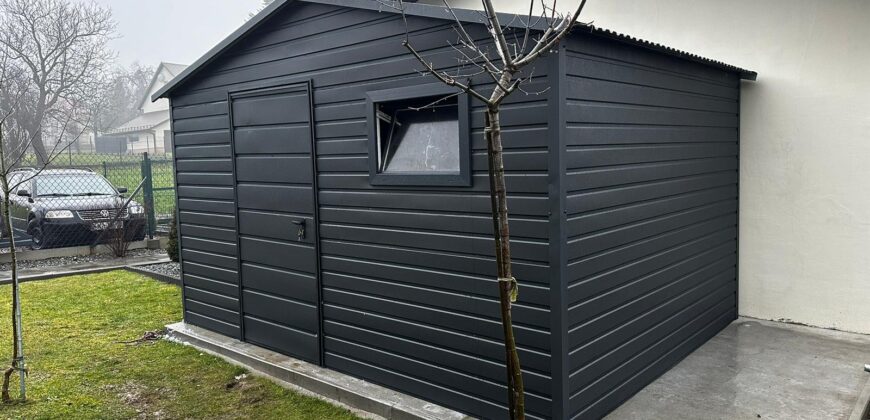 Domek ogrodowy 4m x 3m Grafit MAT