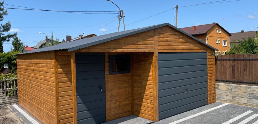 Garaż 5,5m x 6m ( do 35m2) Multigloss + Grafit