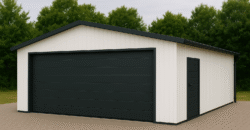 Garaż 6m x 5,80m  z płyty warstwowej PIR 60mm