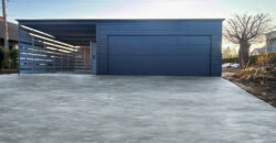 Garaż 6m x 5,80m + wiata 4m (do35m2) Grafit MAT, brama segmentowa