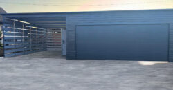 Garaż 6m x 5,80m + wiata 4m (do35m2) Grafit MAT, brama segmentowa