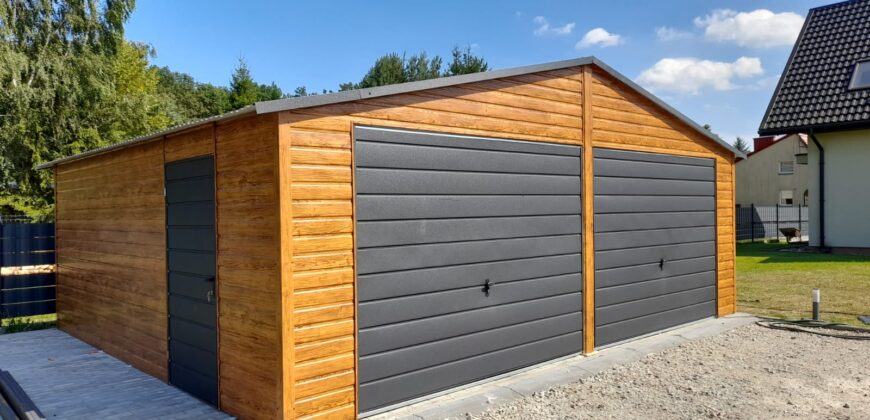 Garaż 7m x 6m Multigloss + Grafit