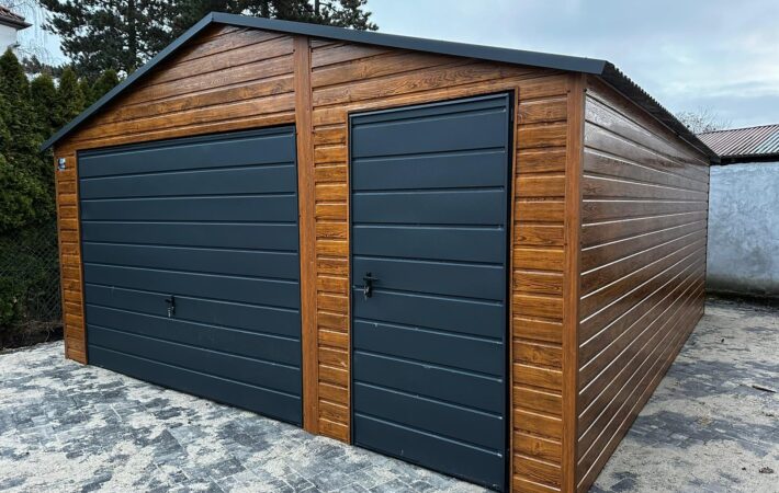 Garaż 5m x 6m (do 35m2) Multigloss + Grafit