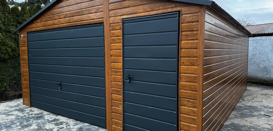 Garaż 5m x 6m (do 35m2) Multigloss + Grafit