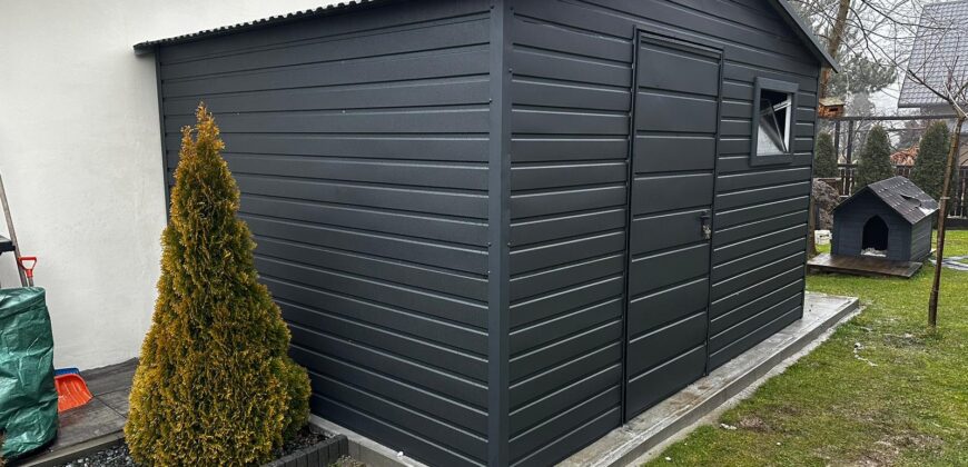 Domek ogrodowy 4m x 3m Grafit MAT