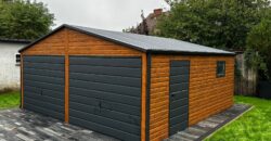 Garaż 6m x 7m  Multigloss + Grafit
