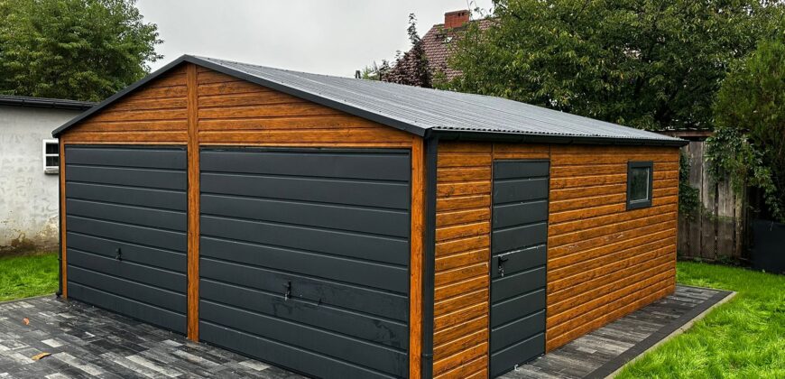 Garaż 6m x 7m  Multigloss + Grafit