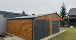 Garaż 9,5m x 6m, Multigloss + Grafit