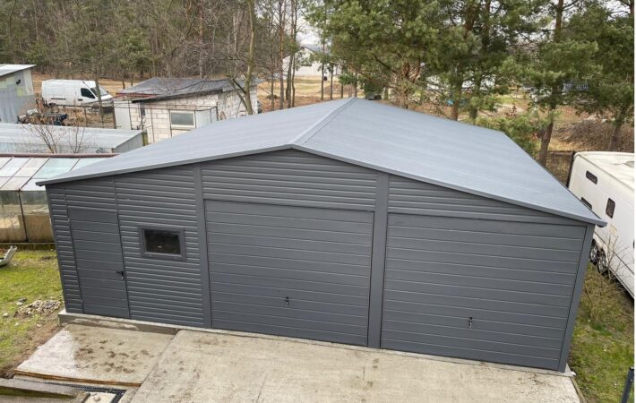 Garaż 8m x 6m Grafit