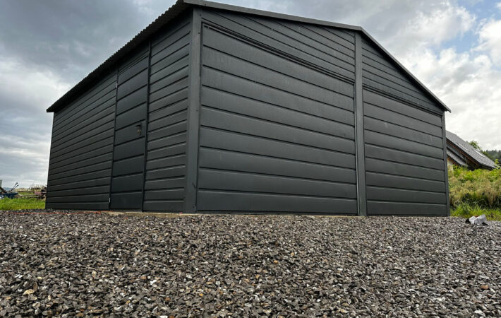 Garaż 6m x 5,80m (do 35m2) Grafit MAT