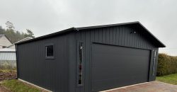 Garaż blaszany 7m x 6m (do 42m2) RAL7016