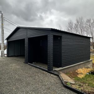 wiata, garaż blaszany 8m x 6m