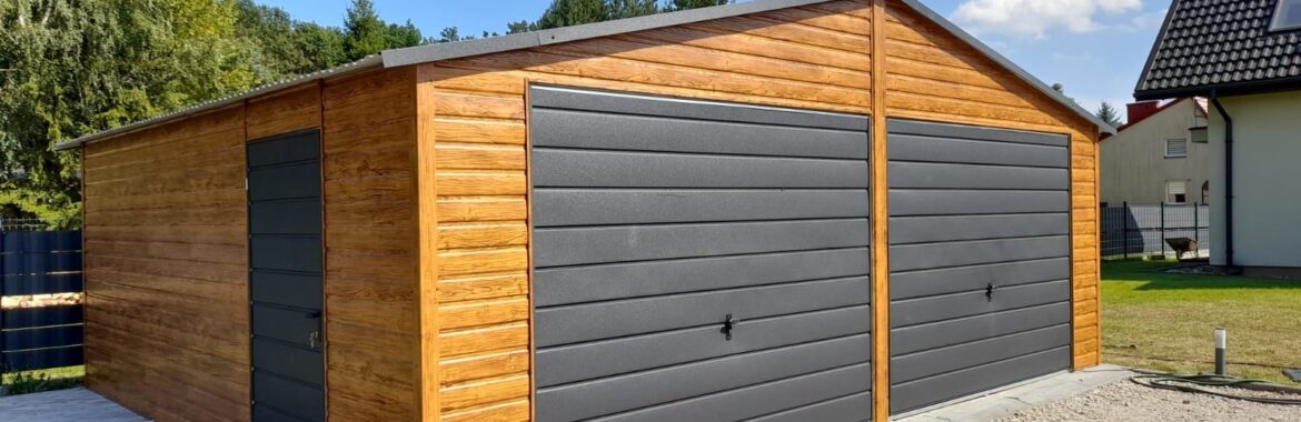 Garaż 7m x 6m Multigloss + Grafit
