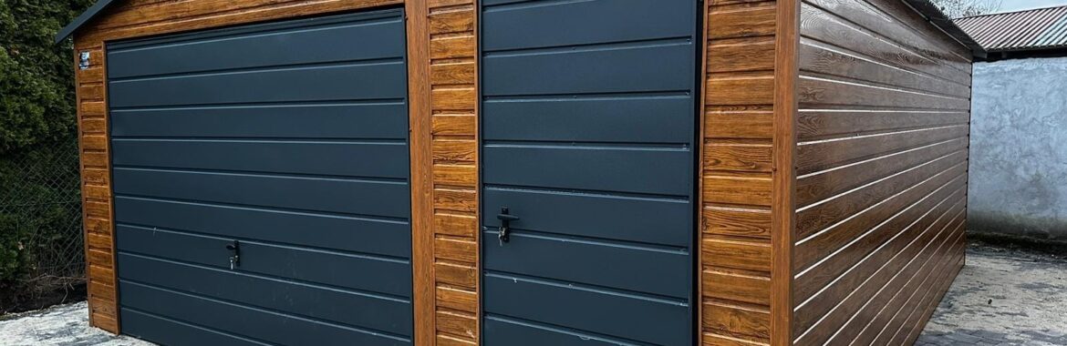 Garaż 5m x 6m (do 35m2) Multigloss + Grafit