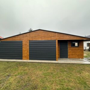 Garaż 9 x 6m, dwustanowiskowy