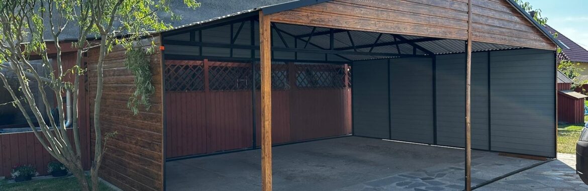 Wiata 6m x 5m, bez pozwoleń, Multigloss