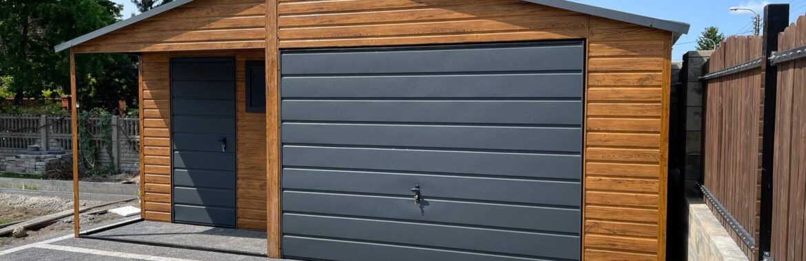 Garaż 5,5m x 6m ( do 35m2) Multigloss + Grafit