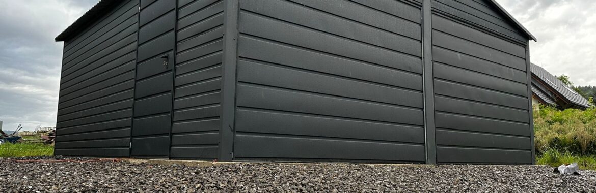 Garaż 6m x 5,80m (do 35m2) Grafit MAT