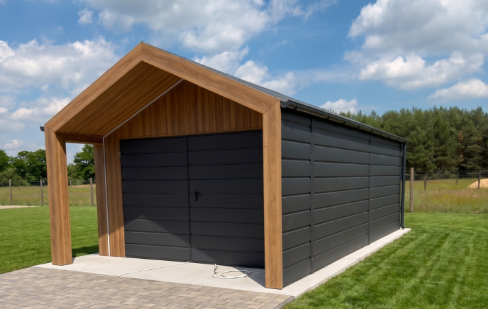 BarnBox Lite – 4.5m x 6m + 1m, nowoczesna stodoła BarnBox Lite – 4.5m x 6m + 1m, nowoczesna stodoła