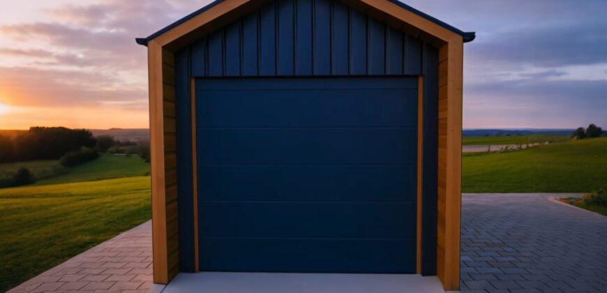 Barnbox 4m x 8.50m, nowoczesna stodoła, brama 3m x 3m