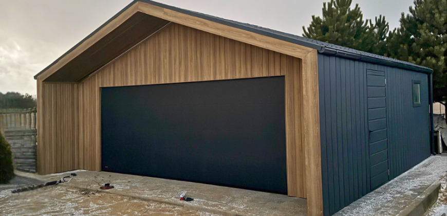 Barnbox 6m x 5.80m + 1m. Garaż – nowoczesna stodoła