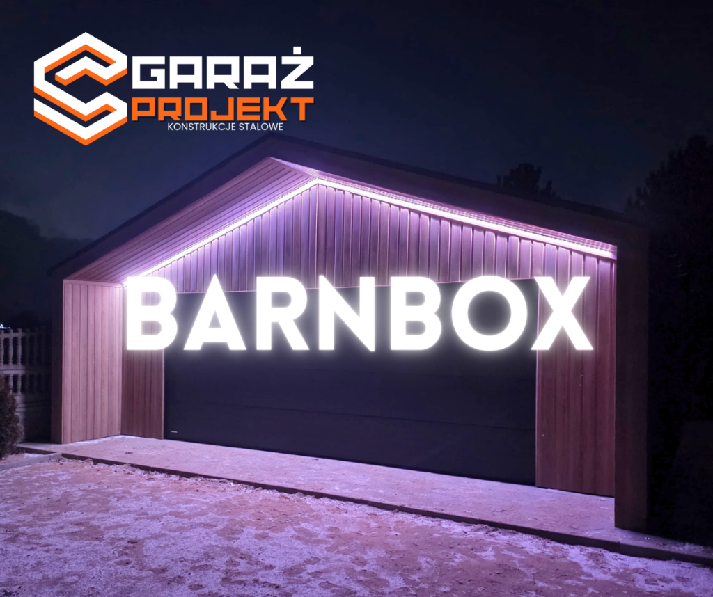 Garaż premium do 35m2, 6m x 5.80m, Barnbox - stodoła BarnBox 6.0×5.8 m + 1 m