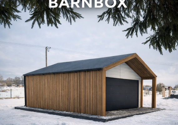 BarnBox 6×5.8 m z wypustem 1 m – gdy mniej dodatków daje lepszy efekt