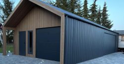 Barnbox Stodoła 6.5 × 12m – garaż wypustem 1 m