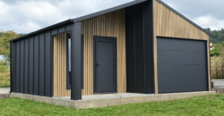BarnBox Nook 6 × 5,8m – garaż z wnęką frontową BarnBox Nook 6 × 5,8m – garaż z wnęką frontową